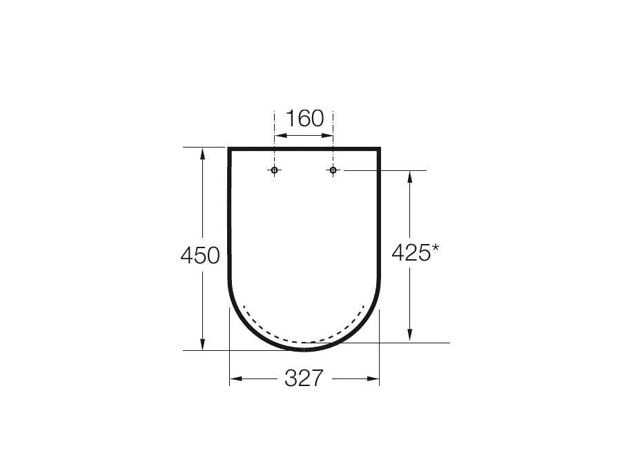 Asiento de inodoro Roca Dama Retro con tapa.