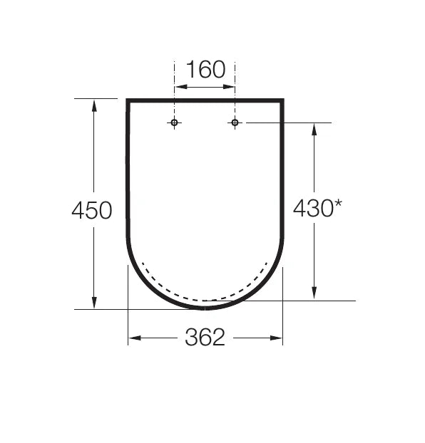 Asiento de inodoro Roca Meridian-N