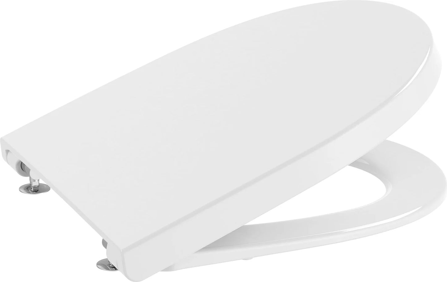 Asiento de inodoro Roca Meridian-N Compacto blanco