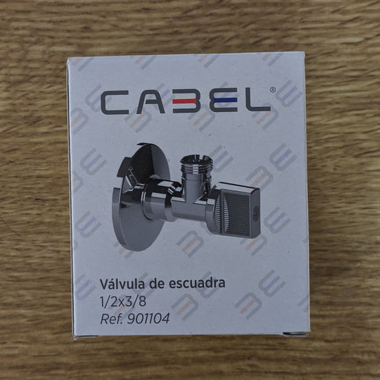 Válvula de escuadra 1/2 x 3/8