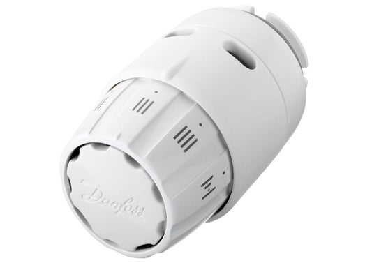Cabezal termostático Danfoss RAE-C2 click 22 sensor líquido blanco 8-28°C
