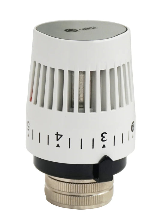 Cabezal termostático Orkli Eroso M28 x 1.0 sensor líquido blanco 5-27°C