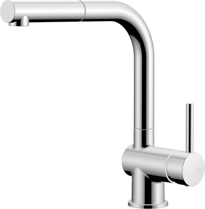 Grifería de fregadero Stillo Zeus extra alta monomando extraíble 1 jet cromo